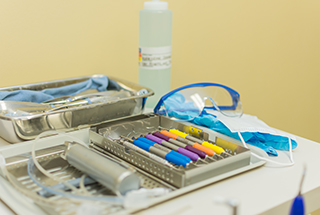 We use instruments very similar to human dental practices to make sure each tooth is properly scaled and cleaned.